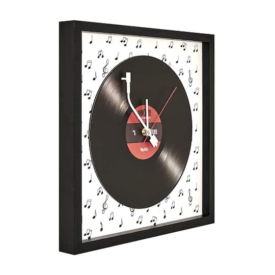American Art Decor Framed Vinyl Wall Clock